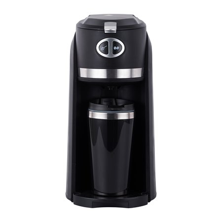 PREMIUM LEVELLA 3-Cup 2-in-1 Grind and Brew On-The-Go Coffee Maker with Travel Mug PCM353